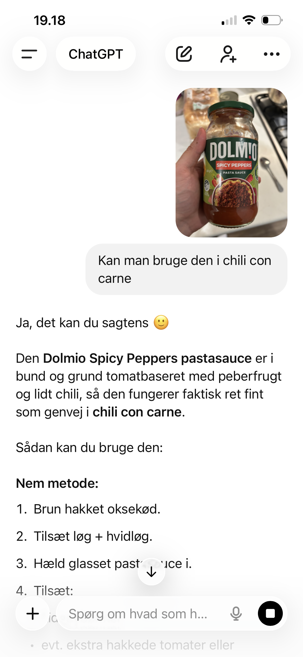 Tomatsauce indkøb